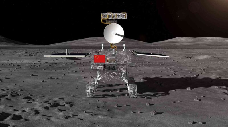 Momento en el que aterrizó Chang’e-4 en cara oculta de la Luna