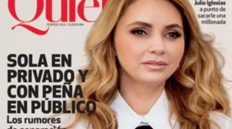 "Sola en privado y con Peña en Público"... la polémica portada sobre el posible divorcio de Angélica Rivera y Peña Nieto