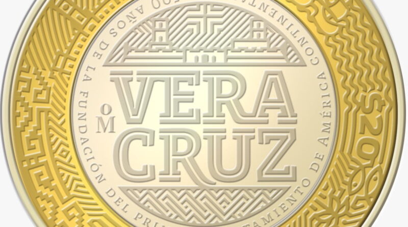 Fabricarán moneda por los 500 años de Veracruz