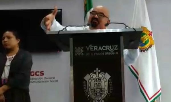 Ningún chile les embona: Secretario de Salud de Veracruz (Video)