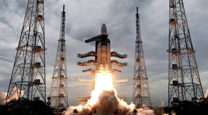 Por segunda vez, India intentará lanzar su misión Chandrayaan-2 para explorar el polo sur de la Luna