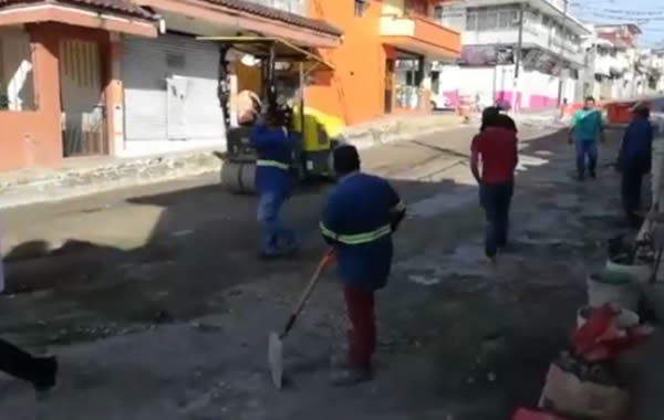 Continua cerrada la avenida 7 entre calles 6 y 8 por obra de mantenimiento en Córdoba
