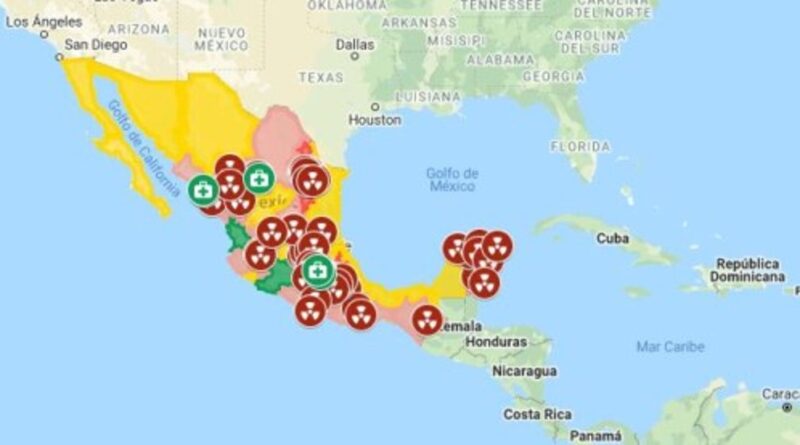 Coronavirus en México: mapa y número de casos en tiempo real