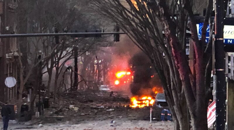 Video: así se escuchó y se vivió la explosión en Nashville