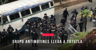 Grupo antimotines llega a Totutla.