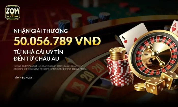 Nhận thưởng hấp dẫn tại Zomclub khi tham gia 