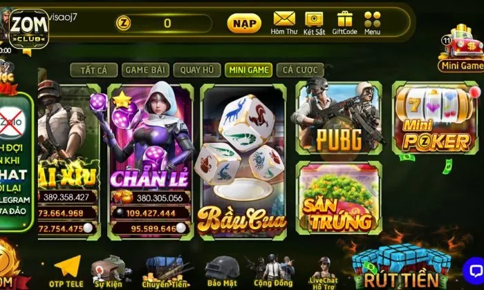 Cách tham gia Mini Poker Zomclub