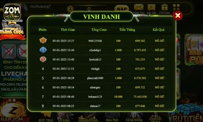 Kinh nghiệm giành chiến thắng trong Mini Poker Zomclub