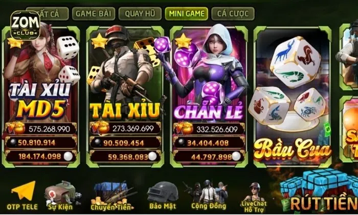 Cổng game được biết đến với giao diện bắt mắt